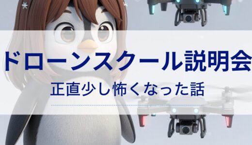 ドローンスクール説明会で、正直少し怖くなった話
